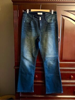 Angels Women's Dark Blue Boot Cut Jeans